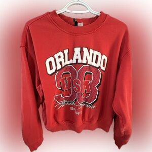 Divided Red Orlando Sweatshirt